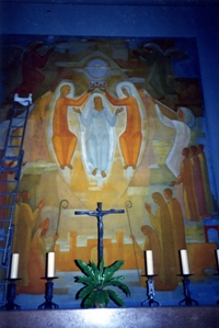 La fresque du choeur